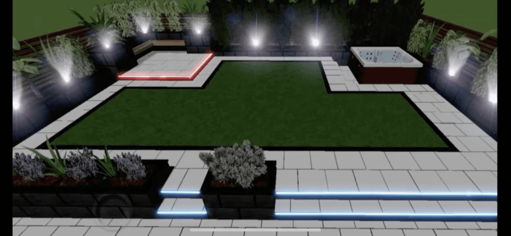 Garden lighting Merseyside